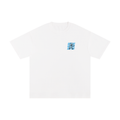 white happy dais graphic oversized t shirt front