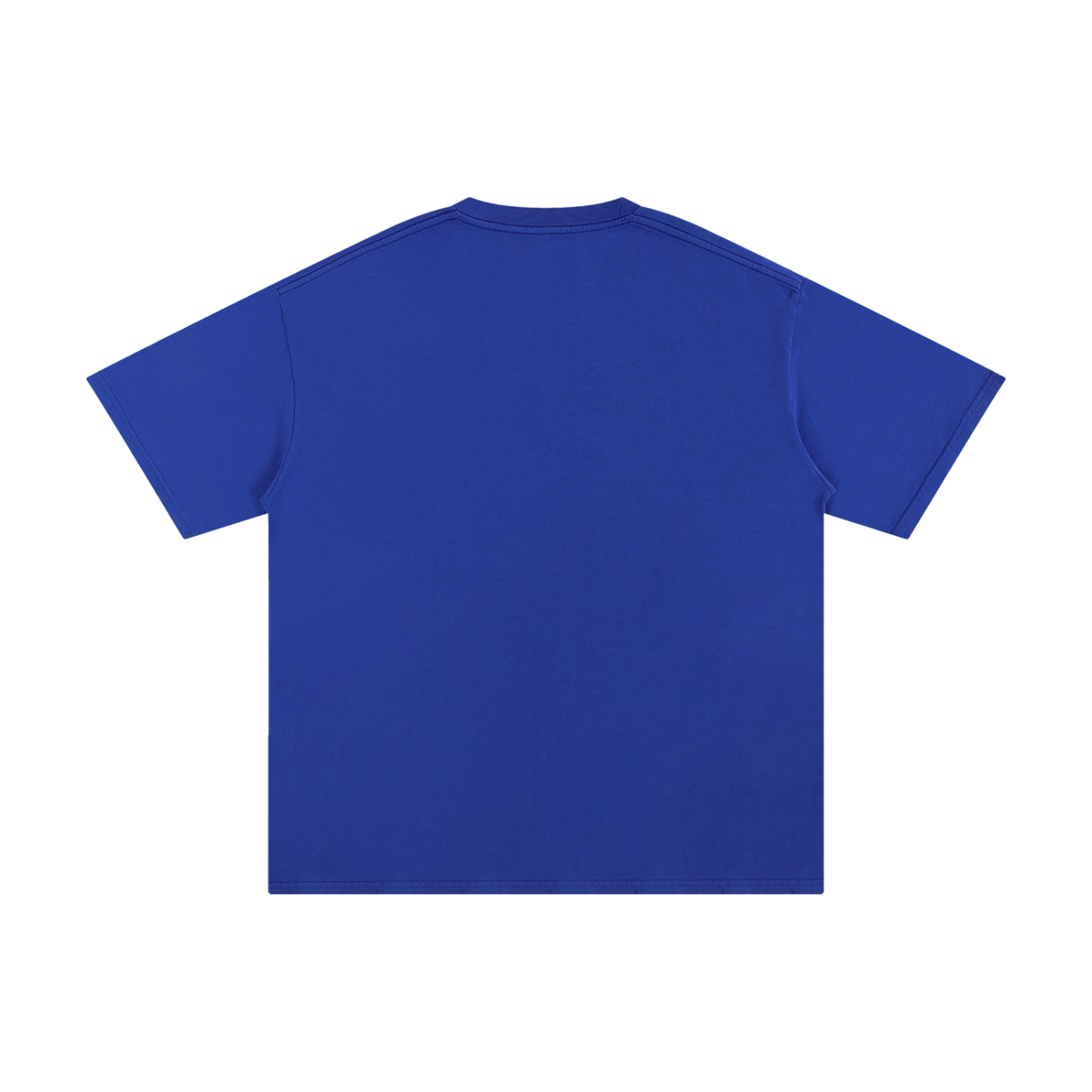 blue oversized surf t shirt plain back happy dais