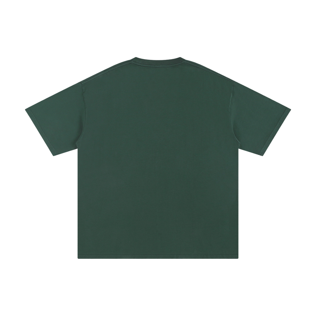 happy dais flower logo graphic oversized tee